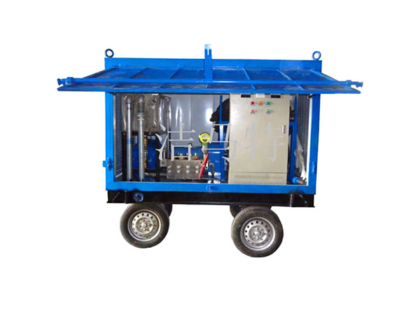 多枪作业高压水拉毛机